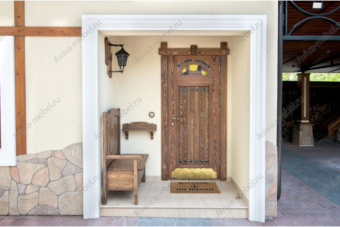 Дверь "Авель"из лиственницы