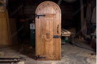 Дверь "Лот" входная из массива дуба